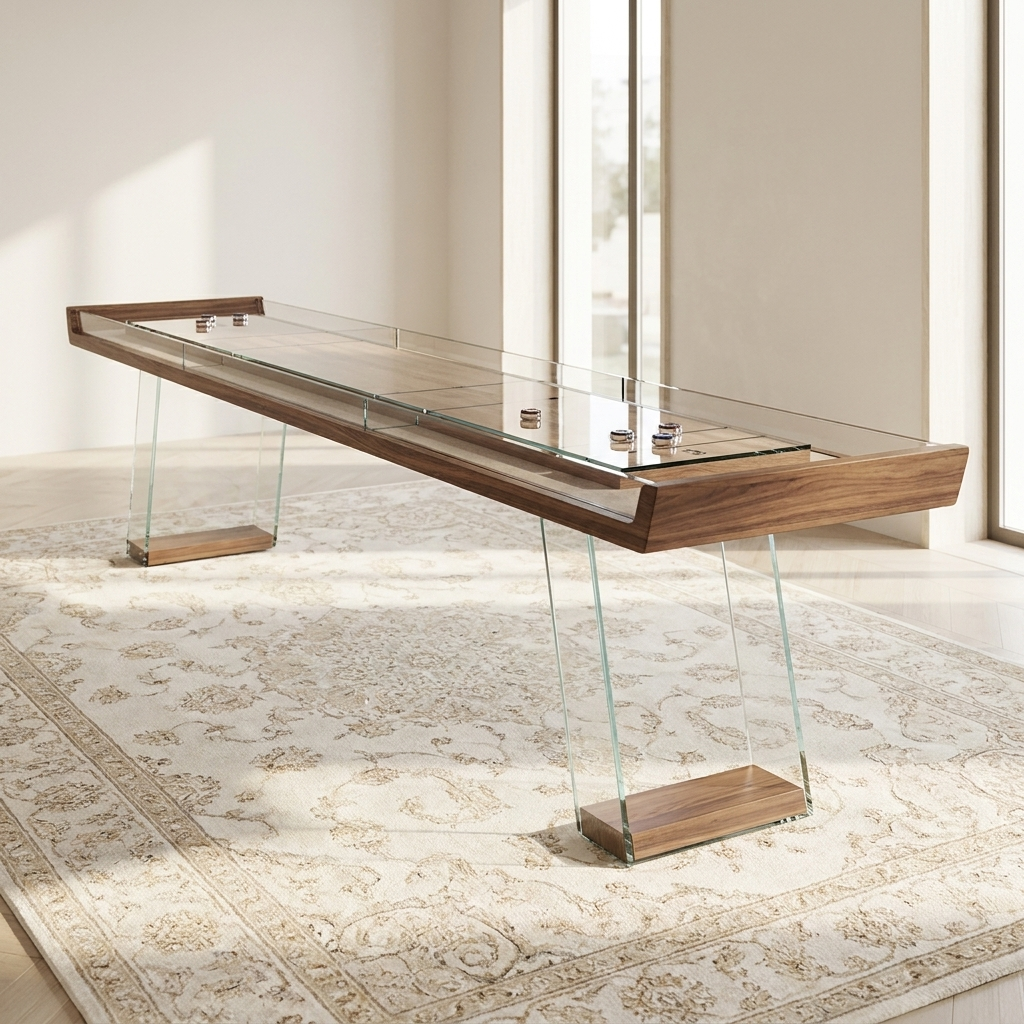 Glass Shuffleboard Table – Blackwell Aura™
